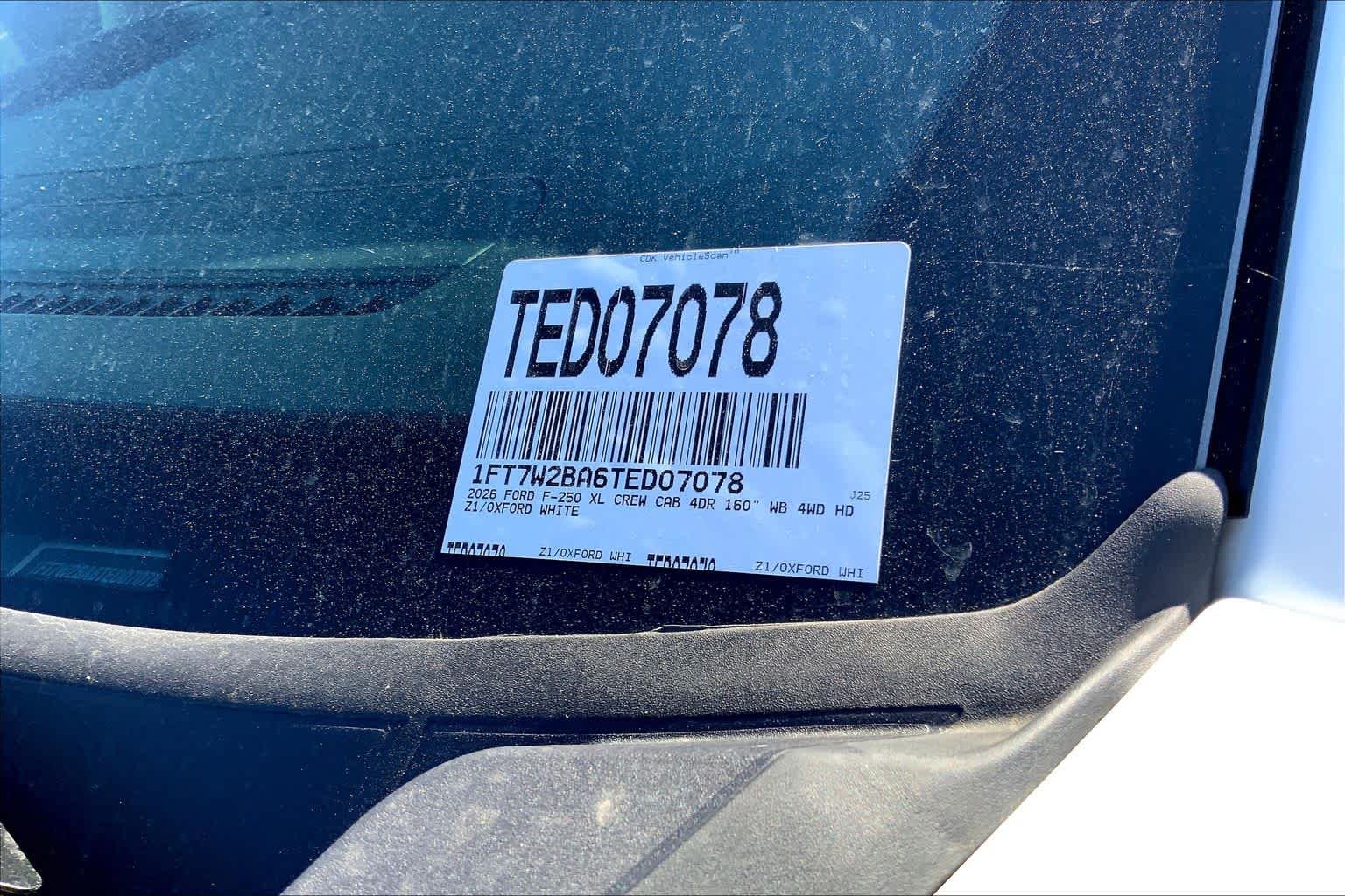 New 2026 Oxford White Ford F-250® XL image 18