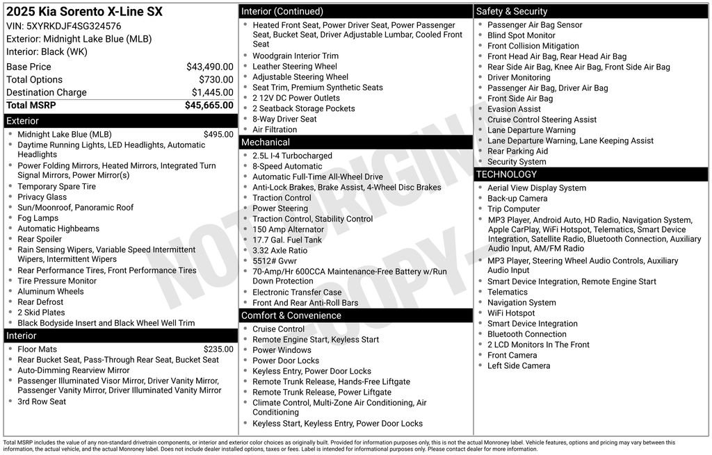 2025 Kia Sorento X-Line SX - Photo 24