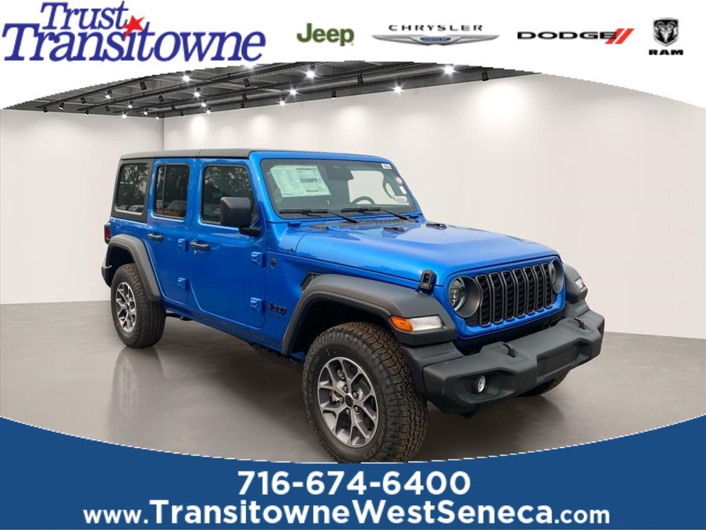 New 2026 Hydro Blue Pearl-Coat Exterior Paint Jeep Sport S image 1