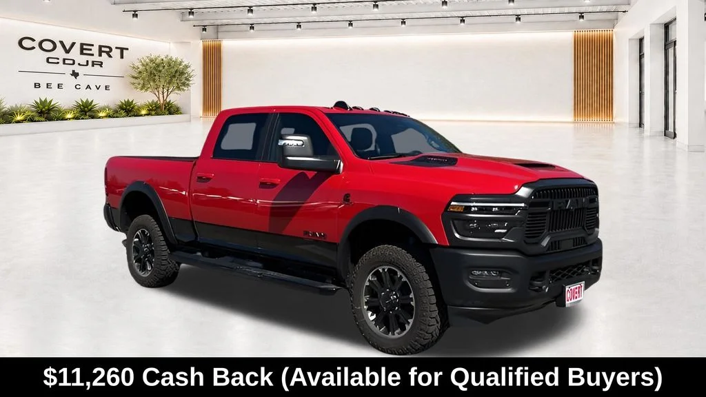 New 2026 Flame Red Clearcoat RAM Rebel image 1