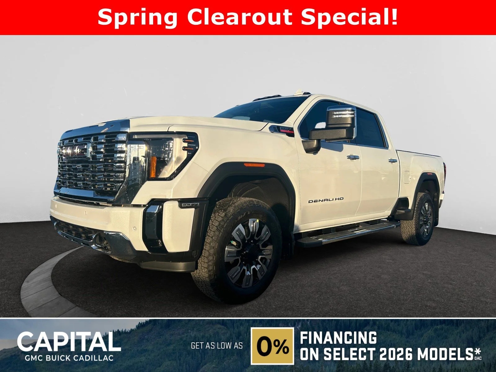 New 2026 Glacier White Tricoat GMC Denali image 1