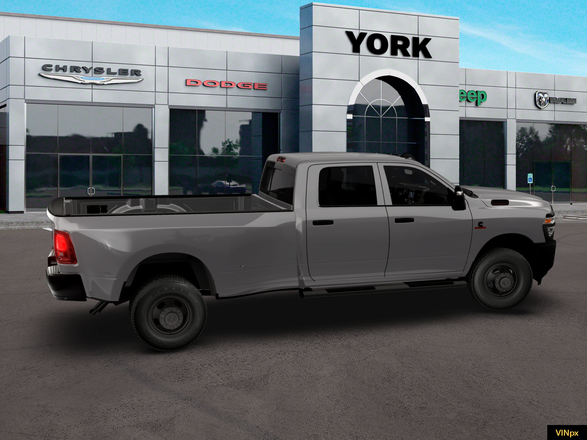 New 2026 Ceramic Gray Clear-Coat Exterior Paint RAM Tradesman image 13