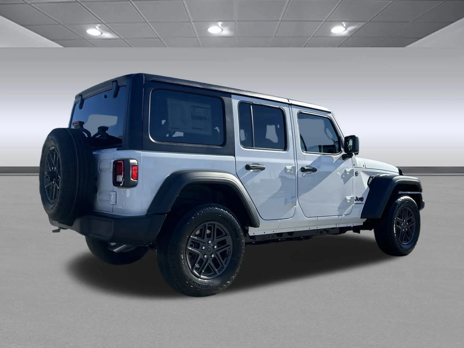 New 2026 Bright White Clear-Coat Exterior Paint Jeep Sport S image 7