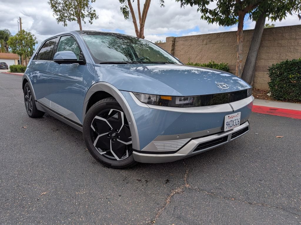 Certified Used 2023 Blue Hyundai Limited image 1