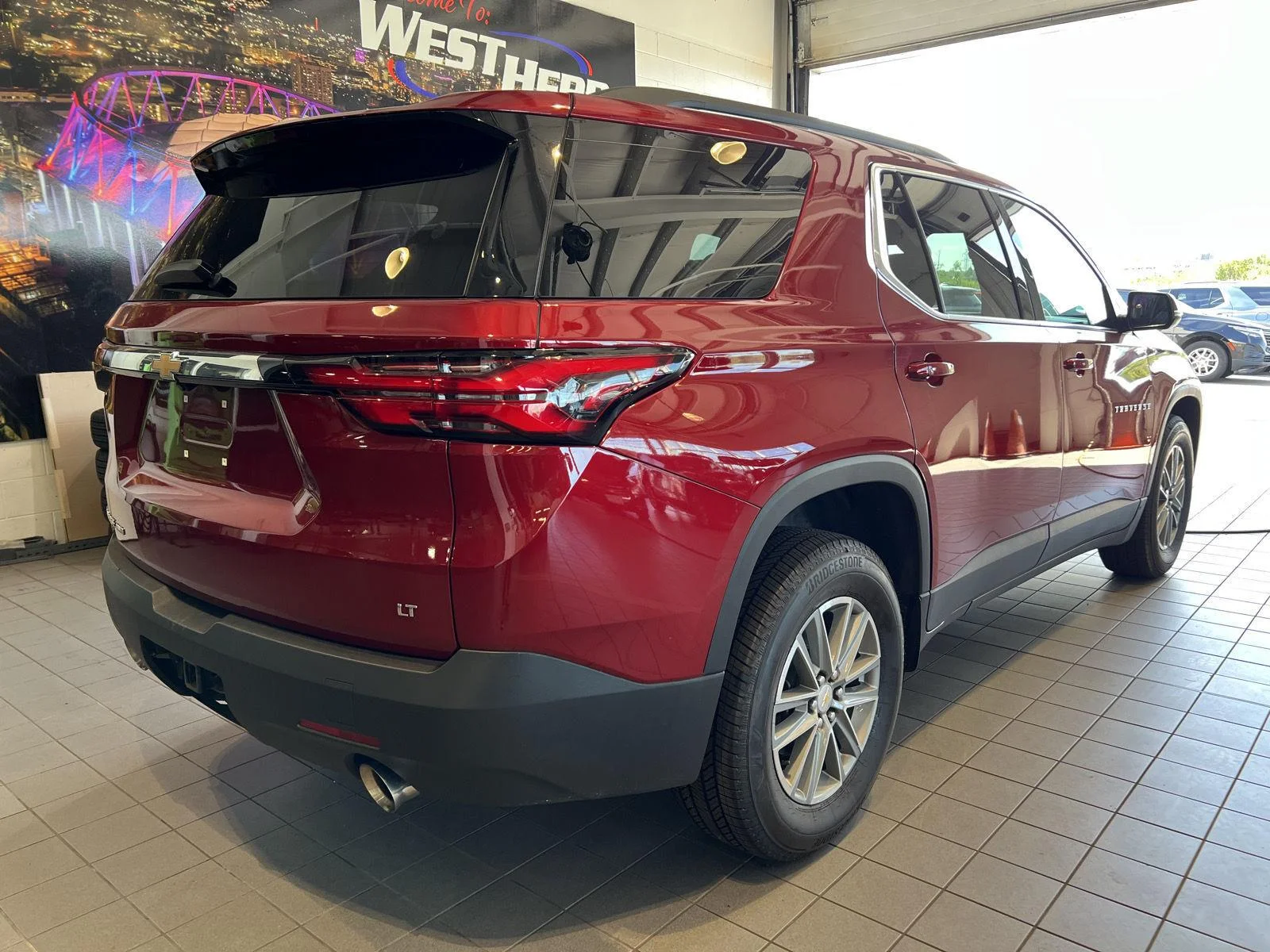 Used 2023 Radiant Red Tintcoat Chevrolet LT Cloth image 7