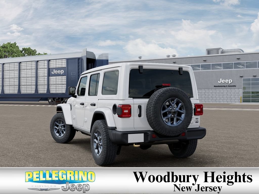 New 2026 Bright White Clear-Coat Exterior Paint Jeep 85th Anniversary Edition image 3