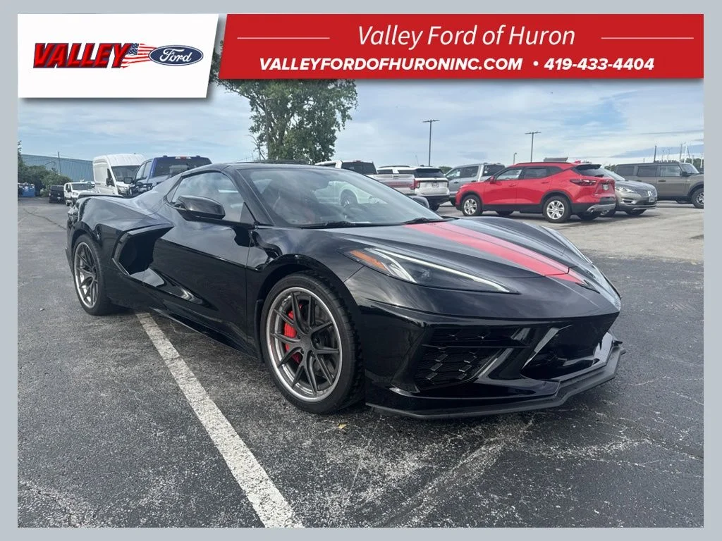 Used 2021 Black Chevrolet Stingray image 1