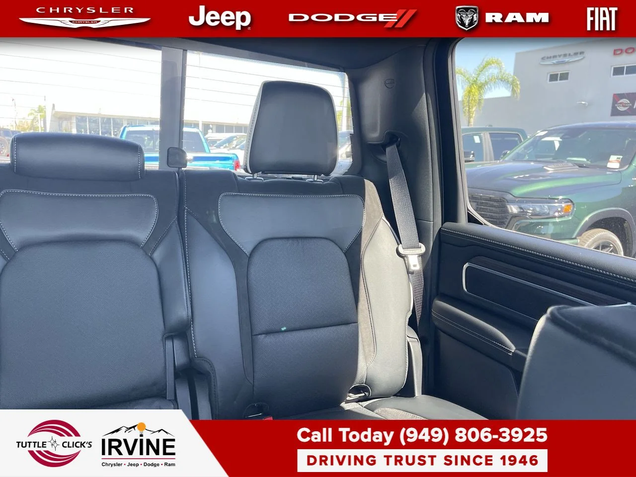 New 2027 Diamond Black Crystal Pearl-Coat Exterior Paint RAM Laramie image 6
