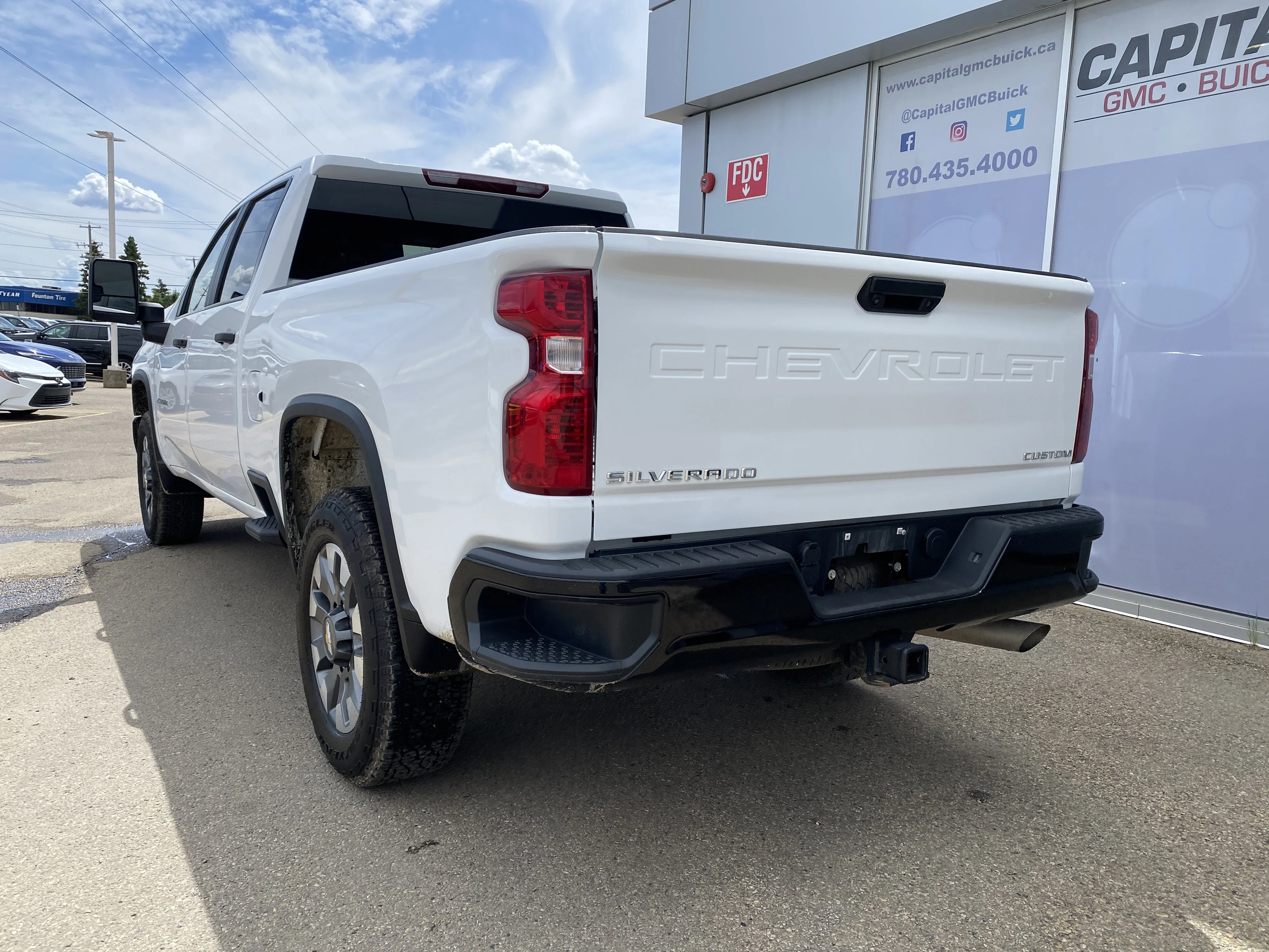 Used 2024 White Chevrolet Custom Crew Cab image 3