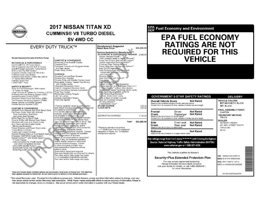 Used 2017 Black Nissan SV image 12