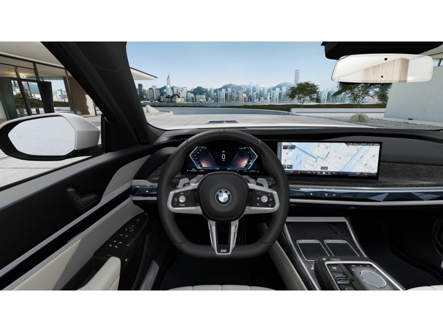 New 2025 Mineral White Metallic BMW 740i xDrive image 13