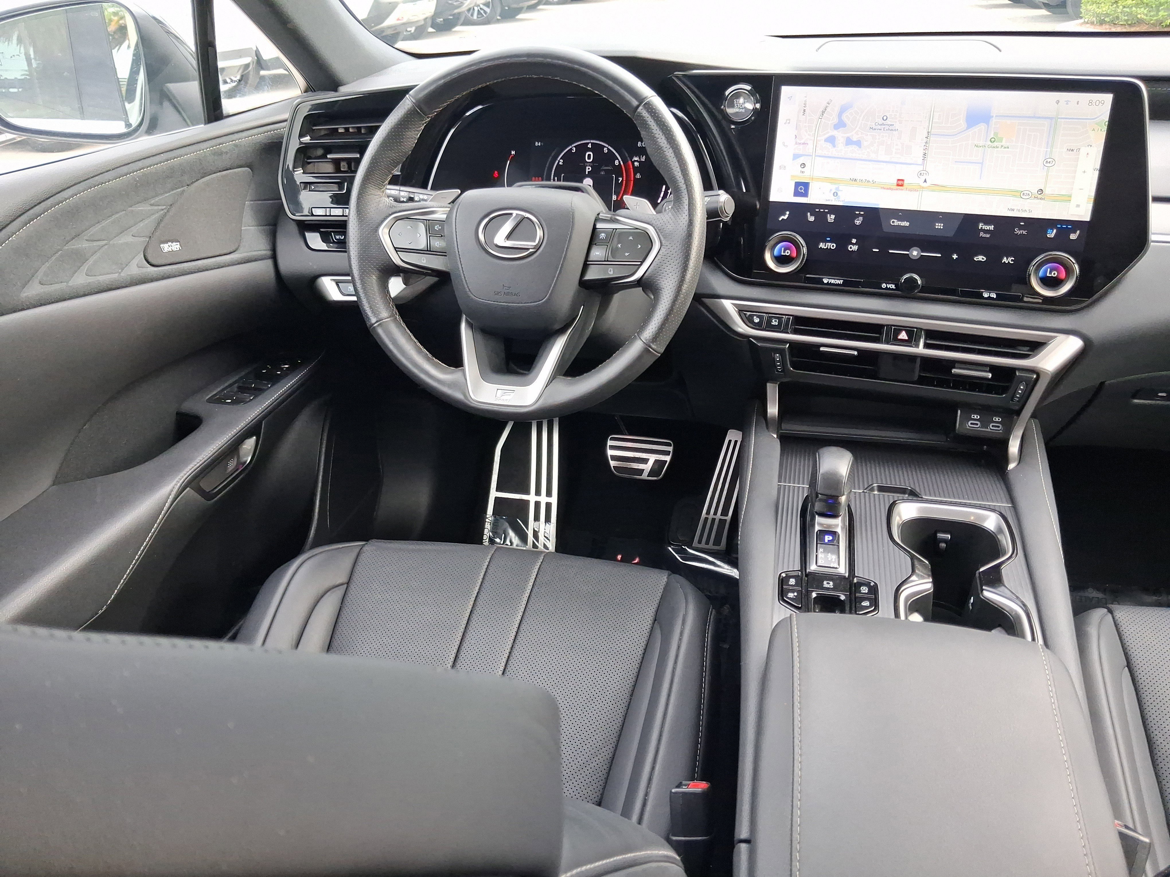 Used 2024 White Lexus 350 F Sport Handling image 10