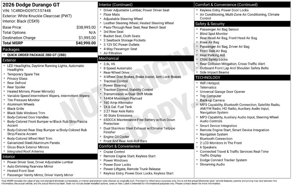Used 2026 White Dodge GT image 22