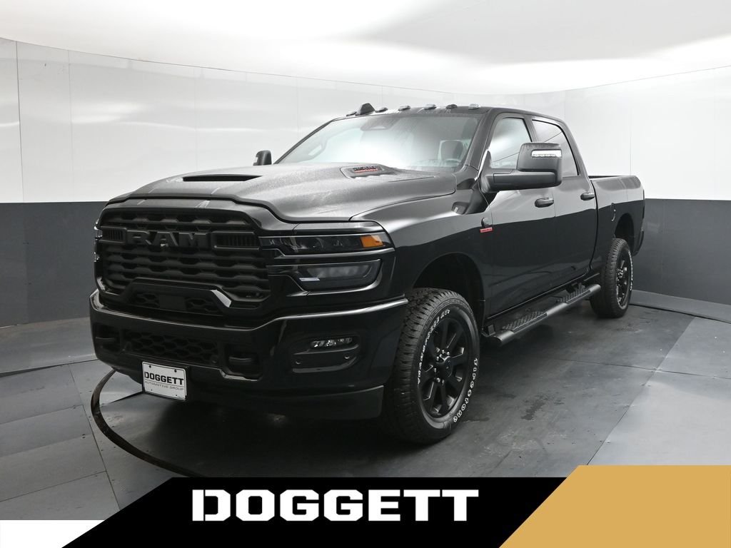 New 2026 Diamond Black Crystal Pearl-Coat Exterior Paint RAM Tradesman image 1