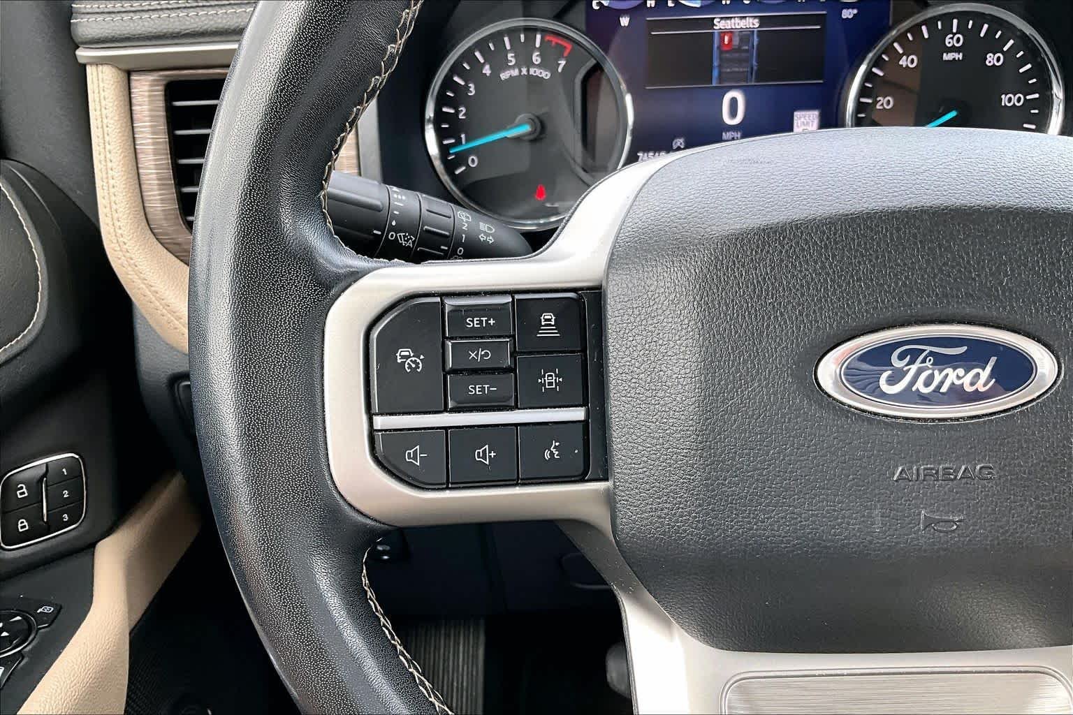 Used 2024 Stone Blue Metallic Ford Limited image 24