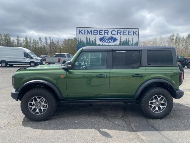 Used 2025 Ford Bronco 4-Door Badlands with VIN 1FMEE9BP6SLA42451 for sale in Pine River, Minnesota