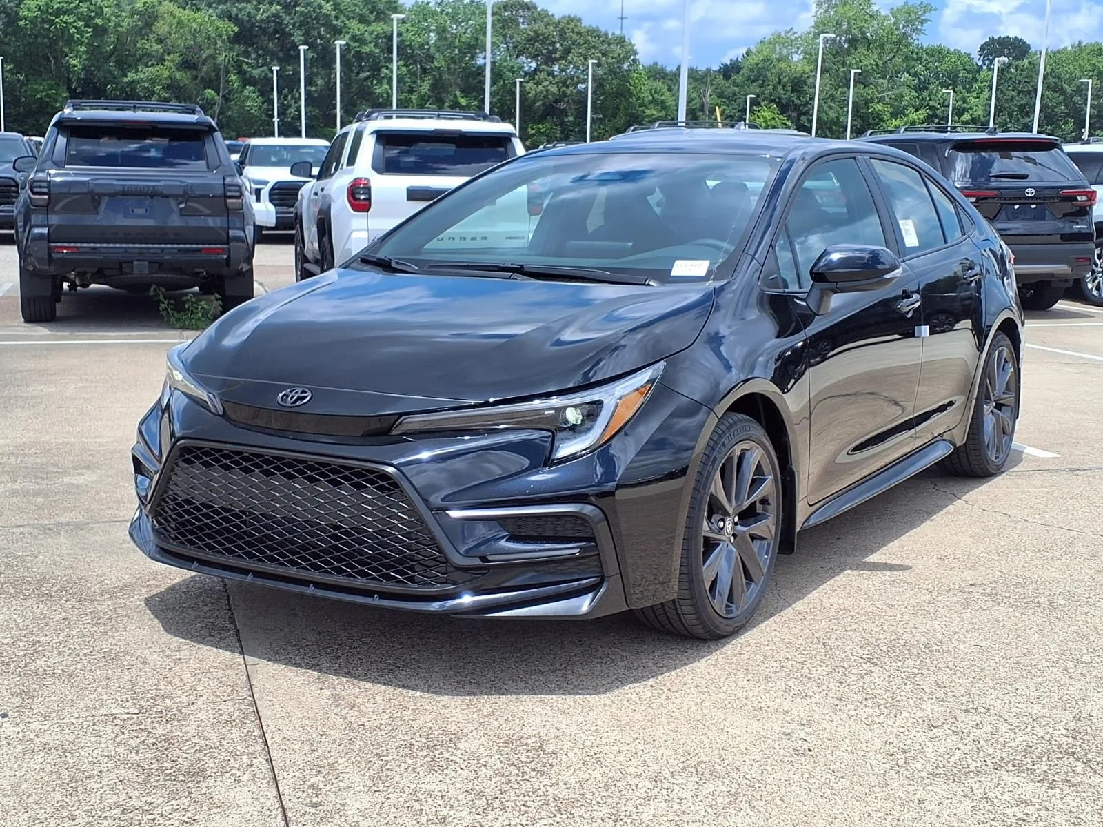 New 2026 Black Toyota SE image 3