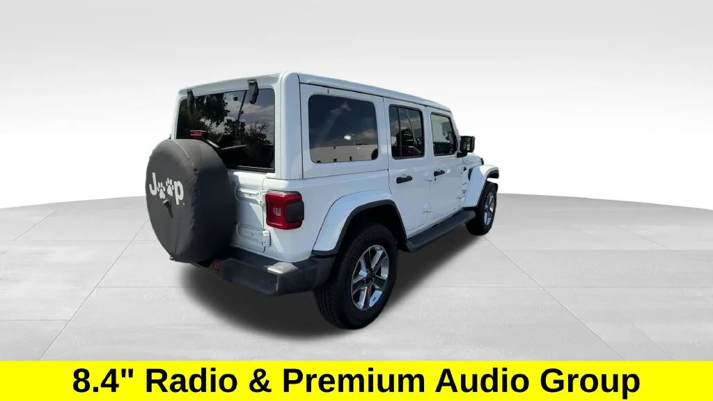 Used 2019 White Jeep Unlimited Sahara image 7