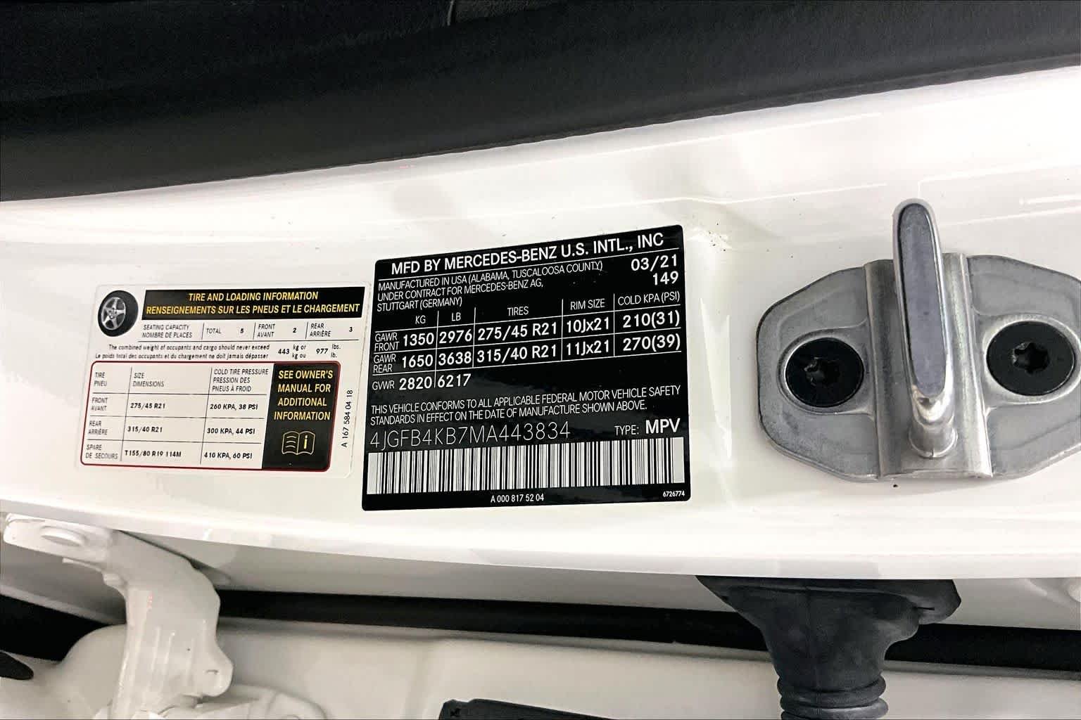 Used 2021 Polar White Mercedes-Benz GLE 350 image 34