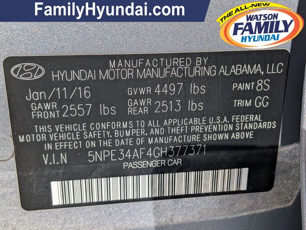 2016 Hyundai Sonata Sport - Photo 31