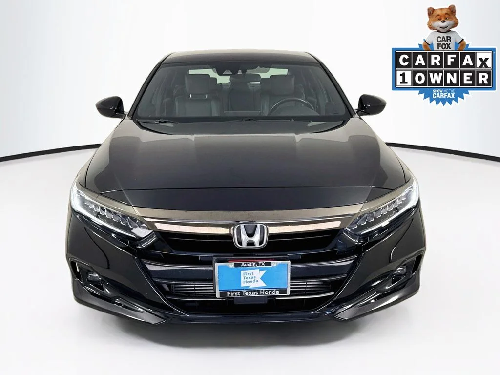 Certified Used 2022 Crystal Black Pearl Honda Sport image 2