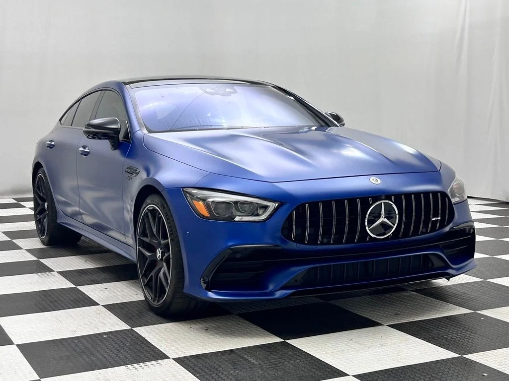 Used 2022 Blue Mercedes-Benz Base image 2