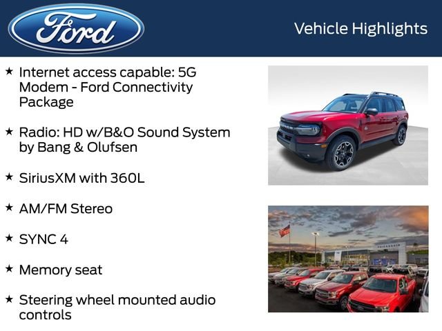New 2026 Ruby Red Metallic Tinted Clearcoat Ford Outer Banks image 8