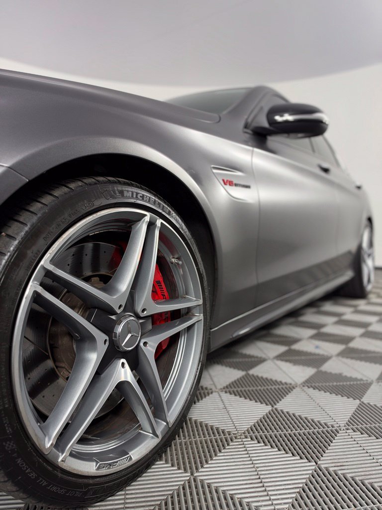 Used 2015 Steel Gray Metallic Mercedes-Benz C 63 S AMG® image 40