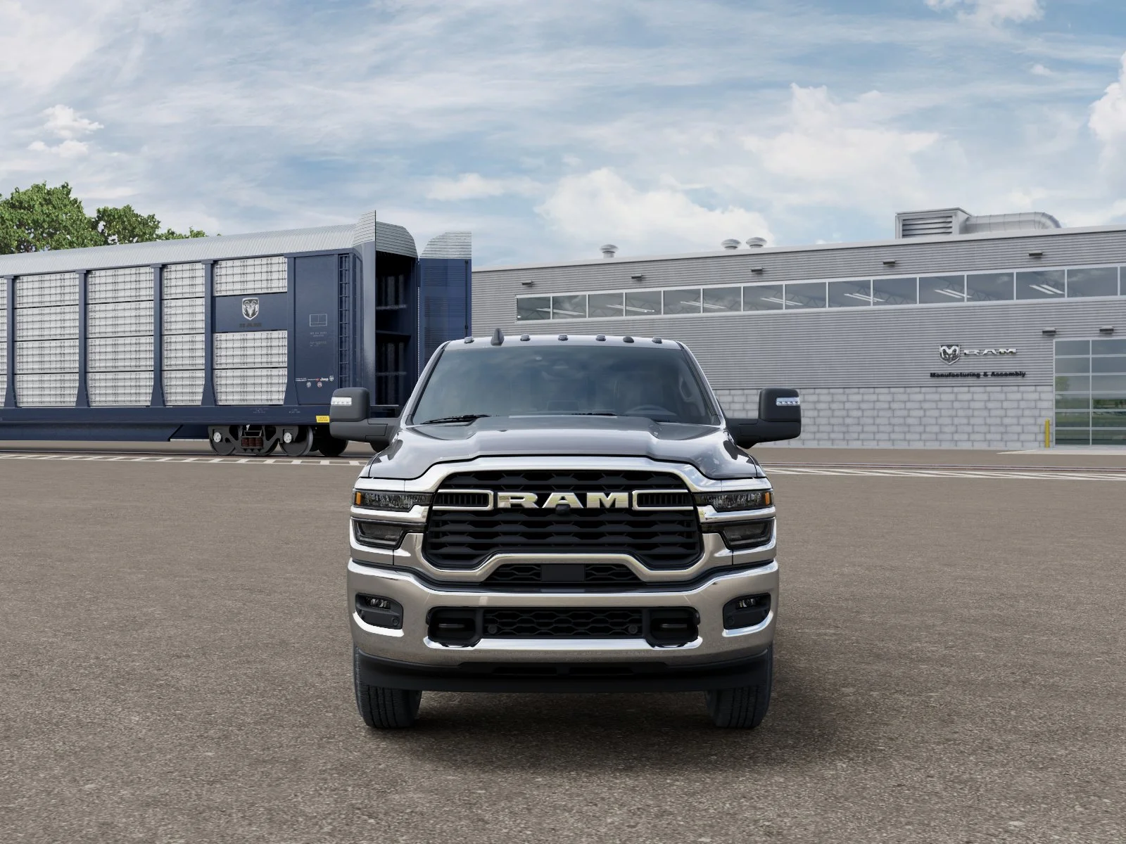 New 2026 Granite Crystal Metallic Clear-Coat Exterior Paint RAM Big Horn image 32