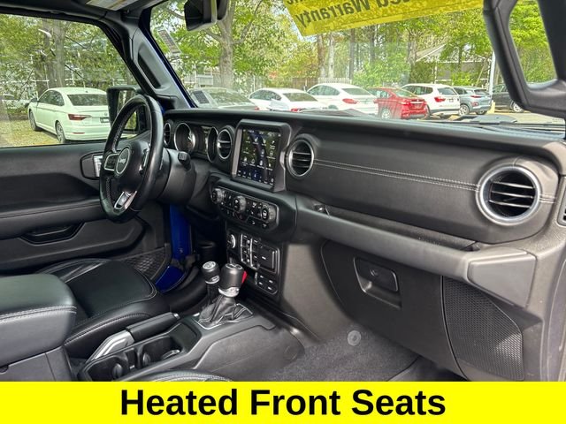 Used 2020 Blue Jeep Unlimited Sahara image 34