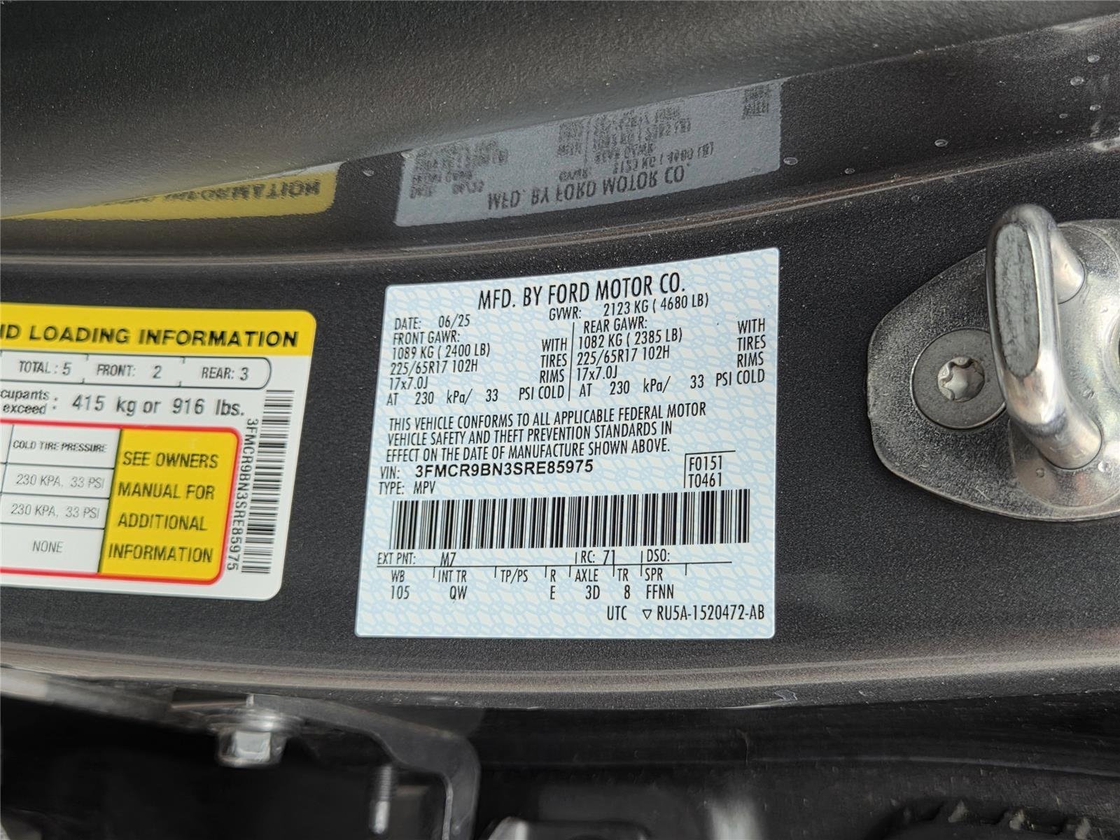 Used 2025 Carbonized Gray Ford Big Bend image 32