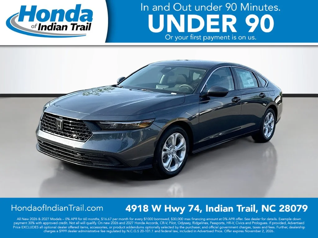 New 2026 Meteorite Gray Metallic Honda LX image 3