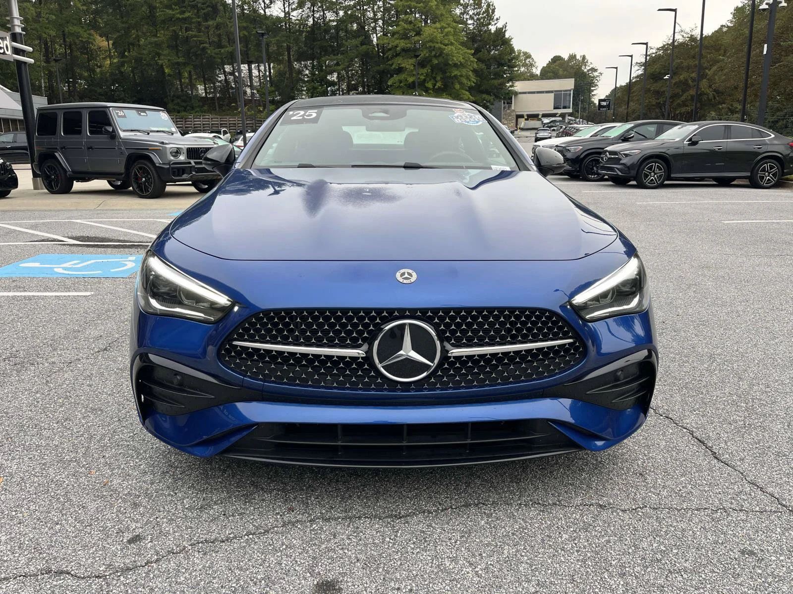 Certified Used 2025 Sterling Blue Metallic Mercedes-Benz CLE 450 4MATIC® Coupe image 4