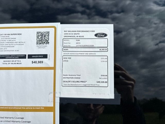 Used 2024 Gray Ford XLT image 3