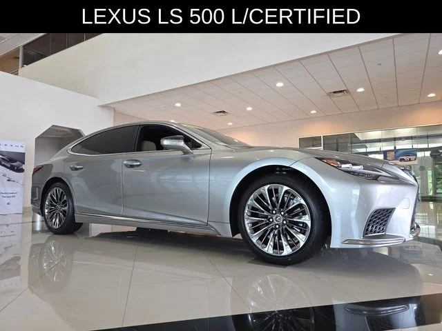 Certified Used 2023 Silver Lexus 500 image 1