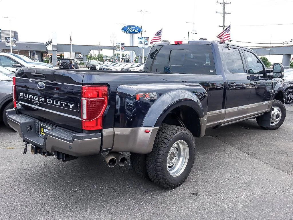 Used 2021 Antimatter Blue Metallic Ford King Ranch image 9