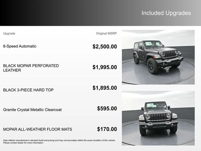 New 2026 Granite Crystal Metallic Clear-Coat Exterior Paint Jeep Sport image 4