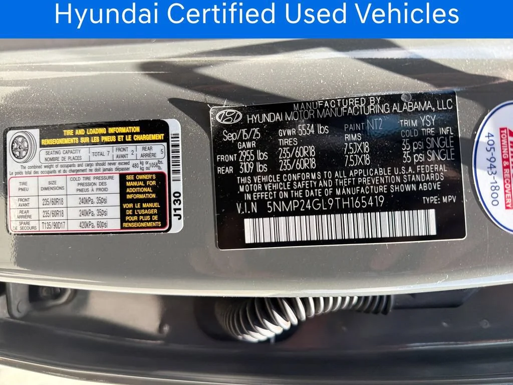 Certified Pre-Owned 2026 Hyundai Santa Fe SEL