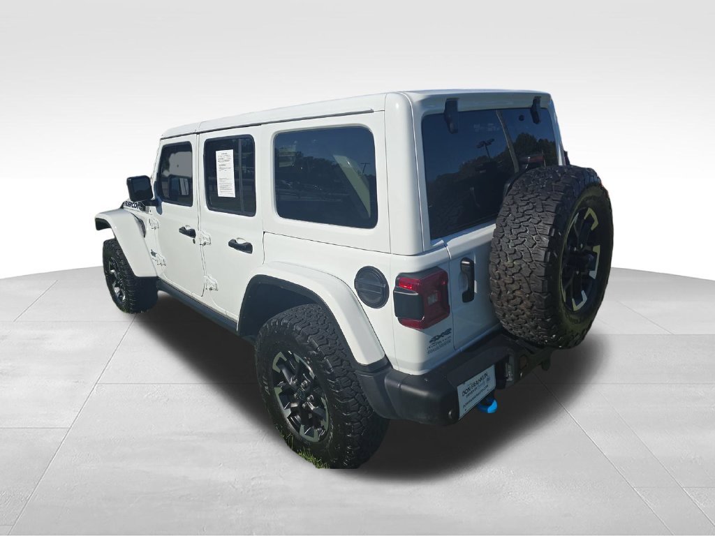 Used 2024 White Jeep Rubicon 4xe image 4