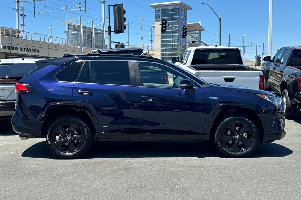 Certified Used 2021 Blue Toyota XSE image 3