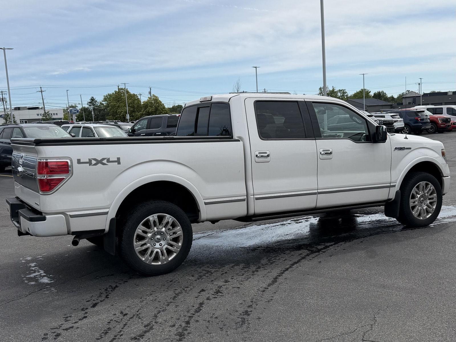 Used 2014 White Platinum Metallic Tri-Coat Ford  image 5