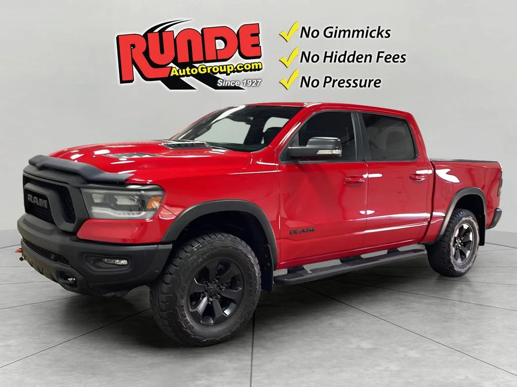 Used 2022 Flame Red Ram Rebel image 1