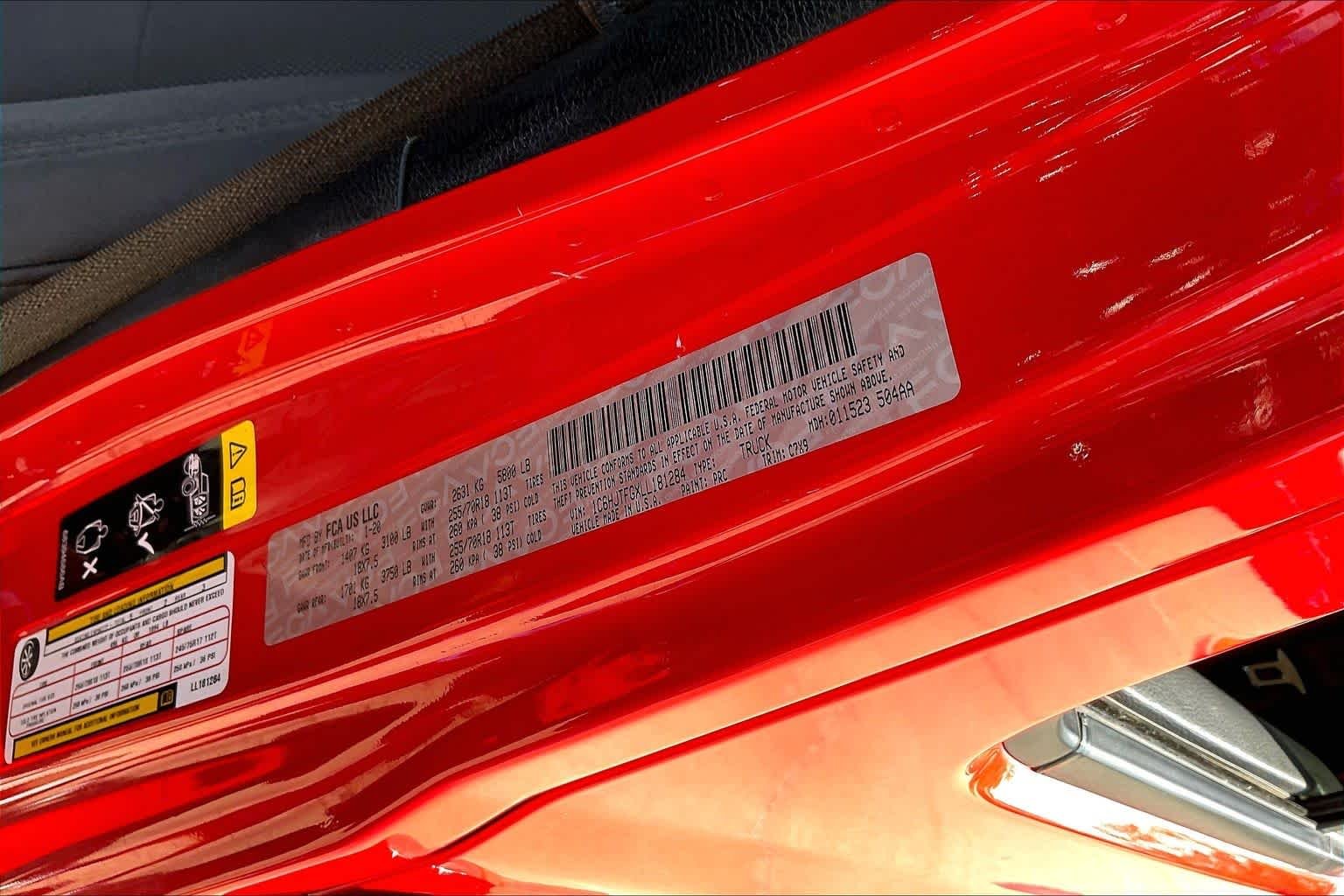 Used 2020 Firecracker Red Clearcoat Jeep Overland image 34