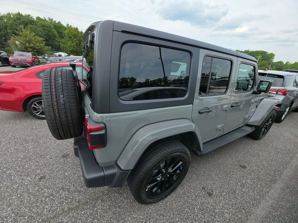 Used 2023 Gray Jeep Sahara 4xe image 2