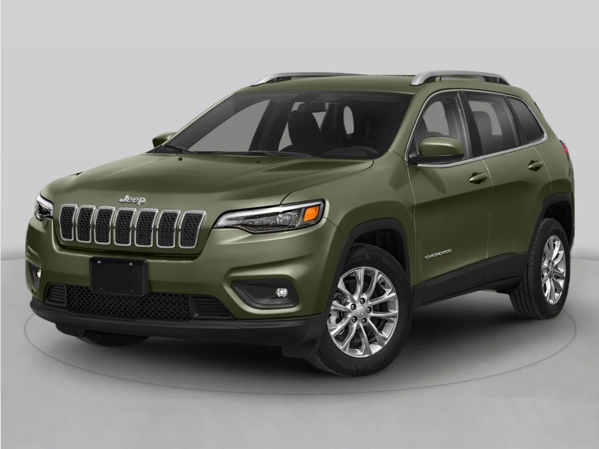 Used 2021 Slate Blue Pearlcoat Jeep Latitude image 1