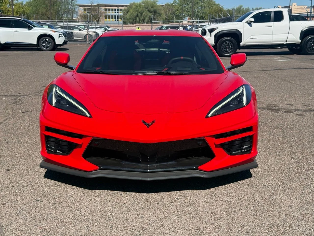 Used 2025 Torch Red Chevrolet Stingray image 2