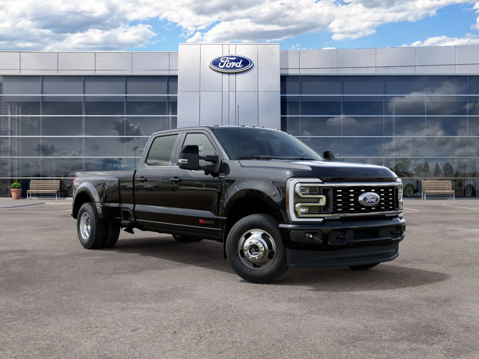 New 2027 Agate Black Metallic Ford F-350® Platinum® image 4
