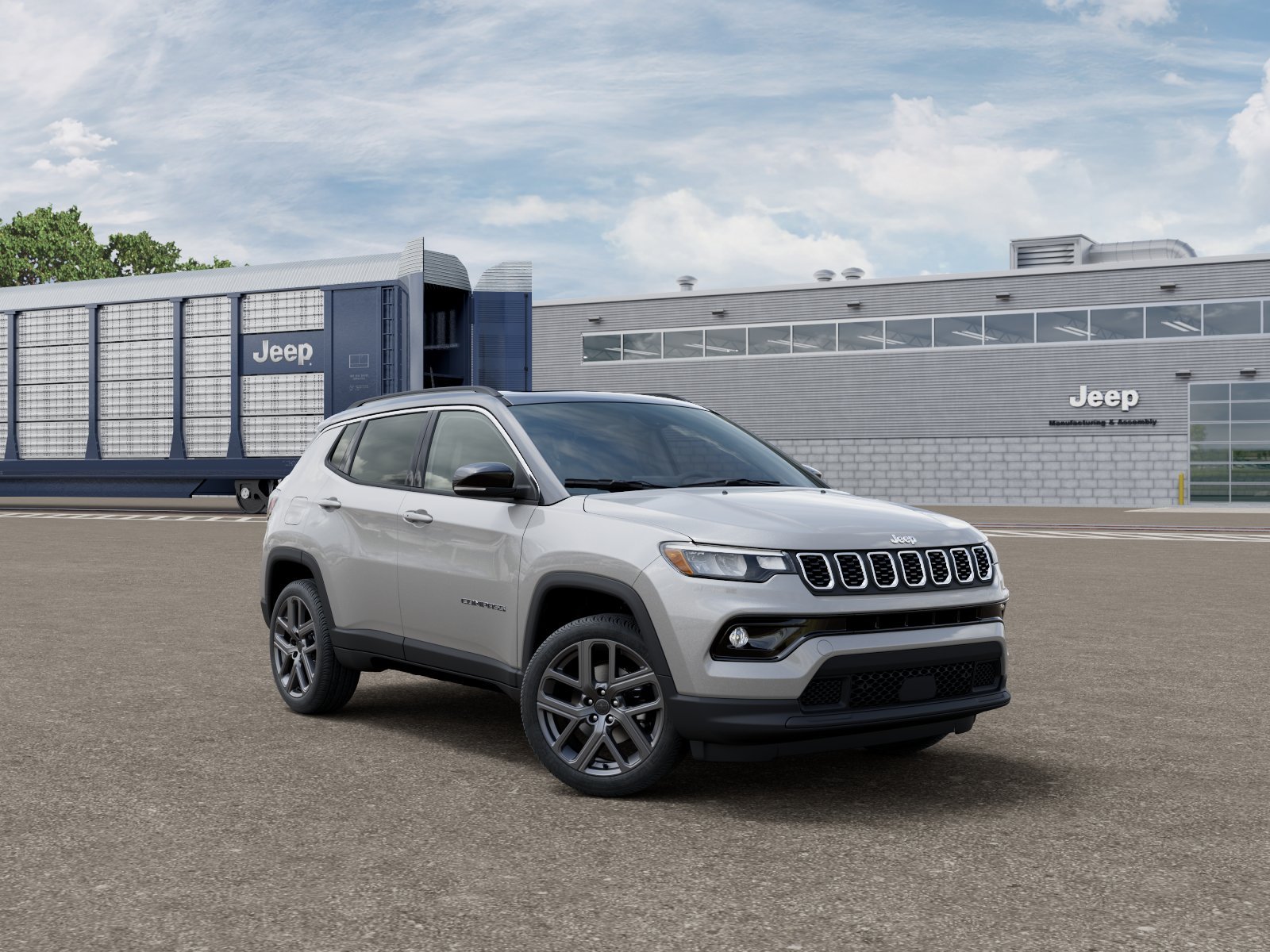 New 2026 Silver Zynith Metallic Clear-Coat Exterior Paint Jeep Limited image 3