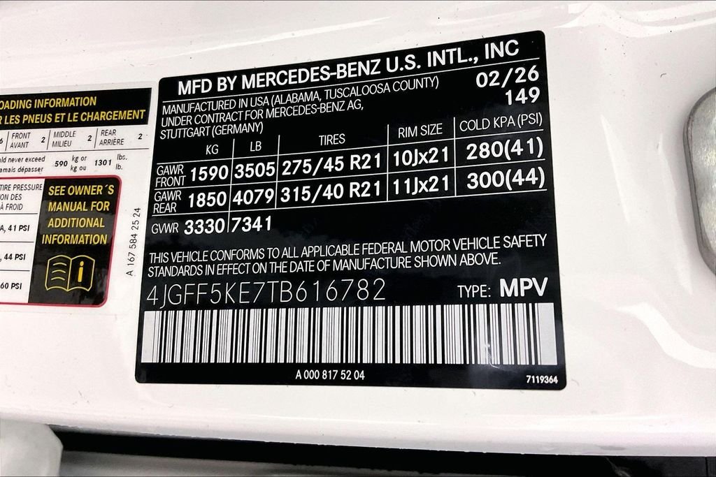New 2026 Polar White Mercedes-Benz GLS 450 image 13