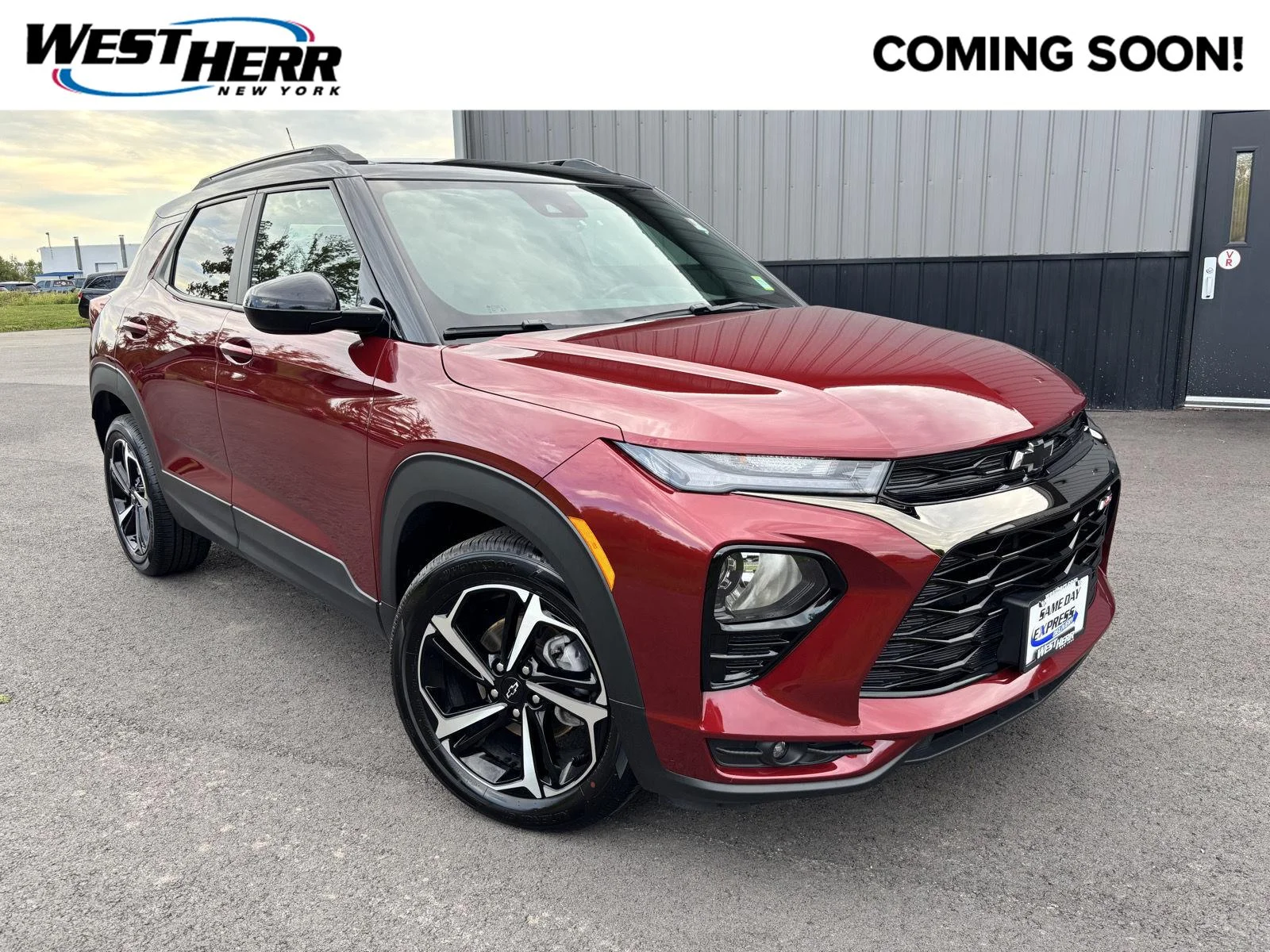 Used 2023 CRIMSON METALLIC Chevrolet RS image 1